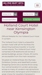 Mobile Screenshot of hollandcourthotel.com